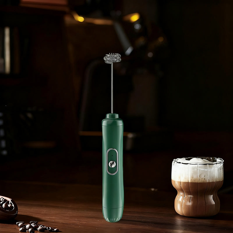 Mousseur à lait électrique, USB-C, multifonctions