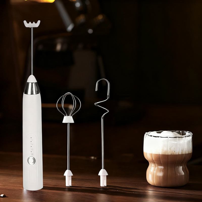 Mousseur à lait électrique, USB-C, multifonctions