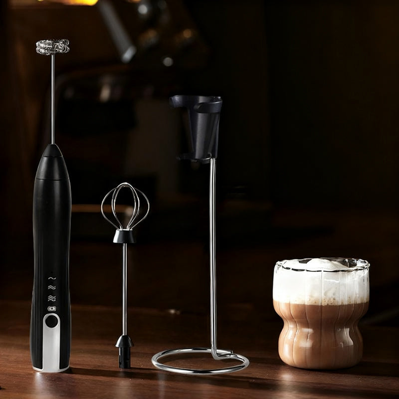 Mousseur à lait électrique, USB-C, multifonctions