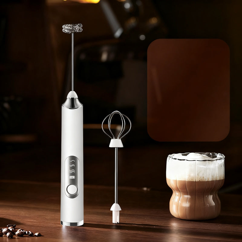 Mousseur à lait électrique, USB-C, multifonctions