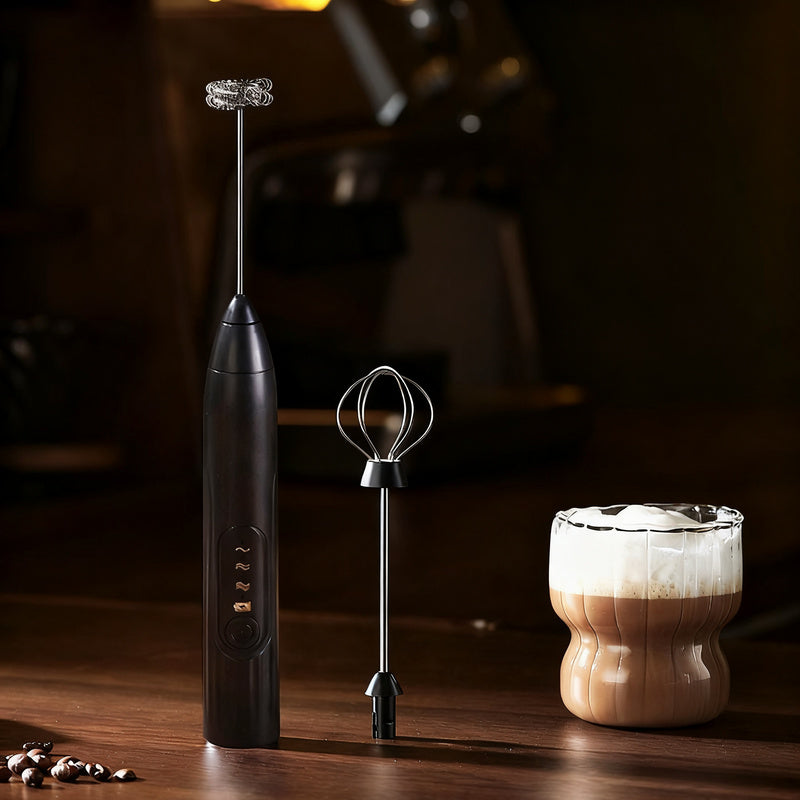 Mousseur à lait électrique, USB-C, multifonctions