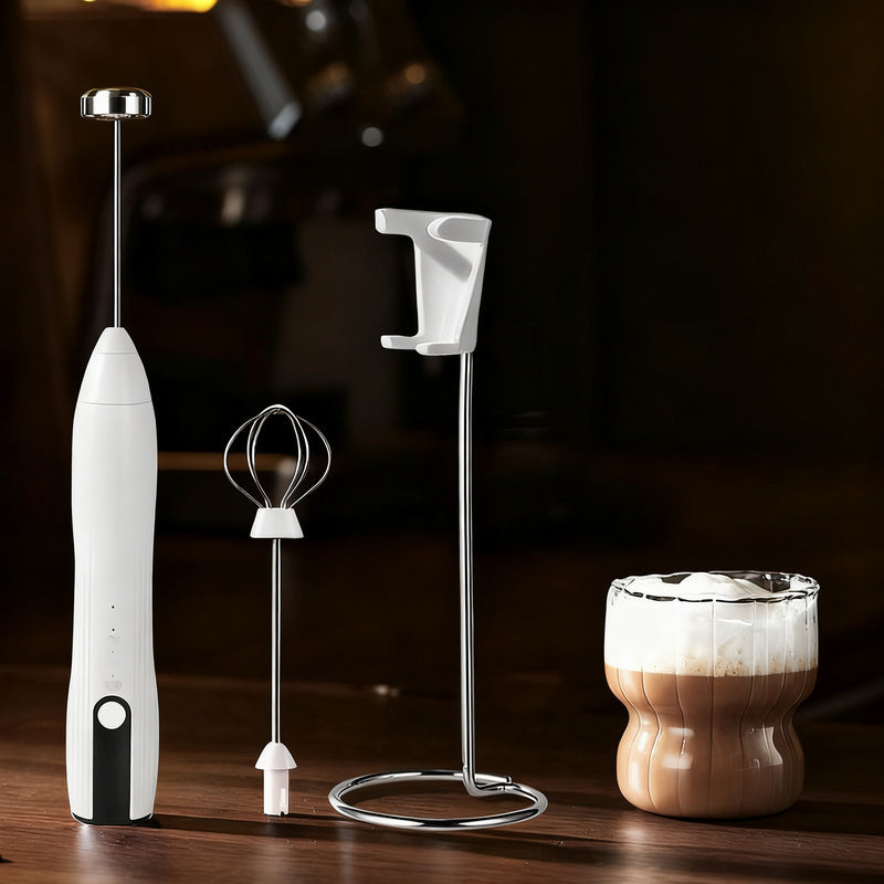 Mousseur à lait électrique, USB-C, multifonctions