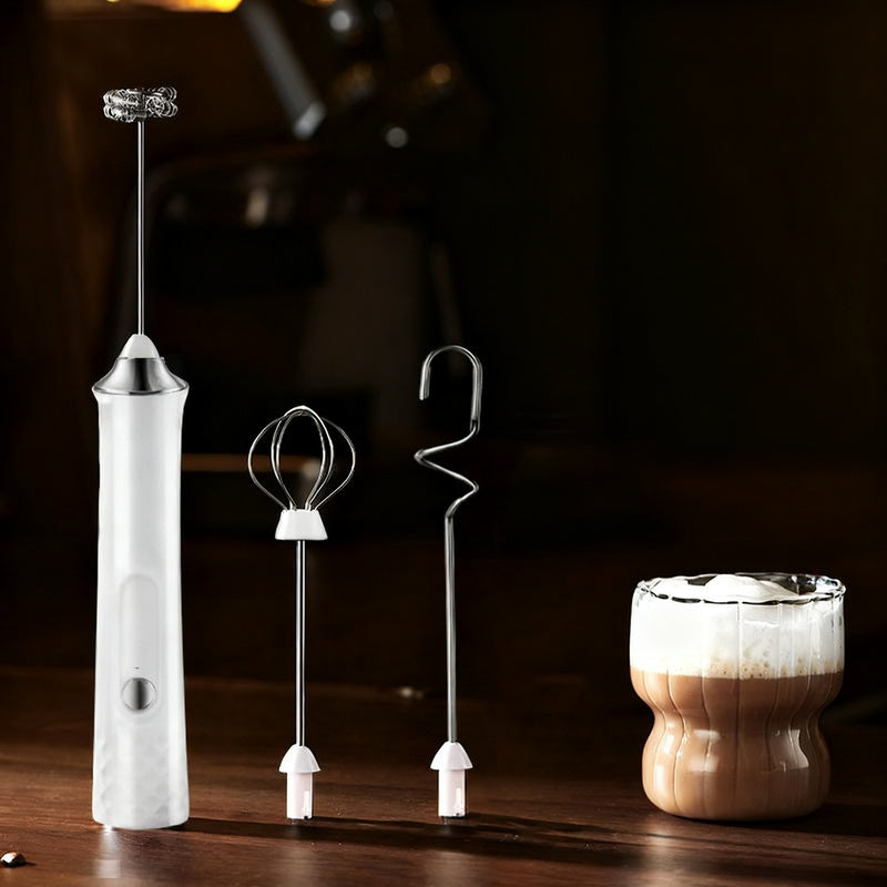 Mousseur à lait électrique, USB-C, multifonctions