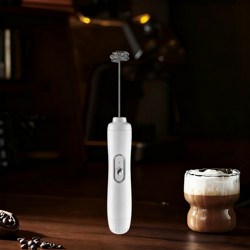 Mousseur à lait électrique, USB-C, multifonctions