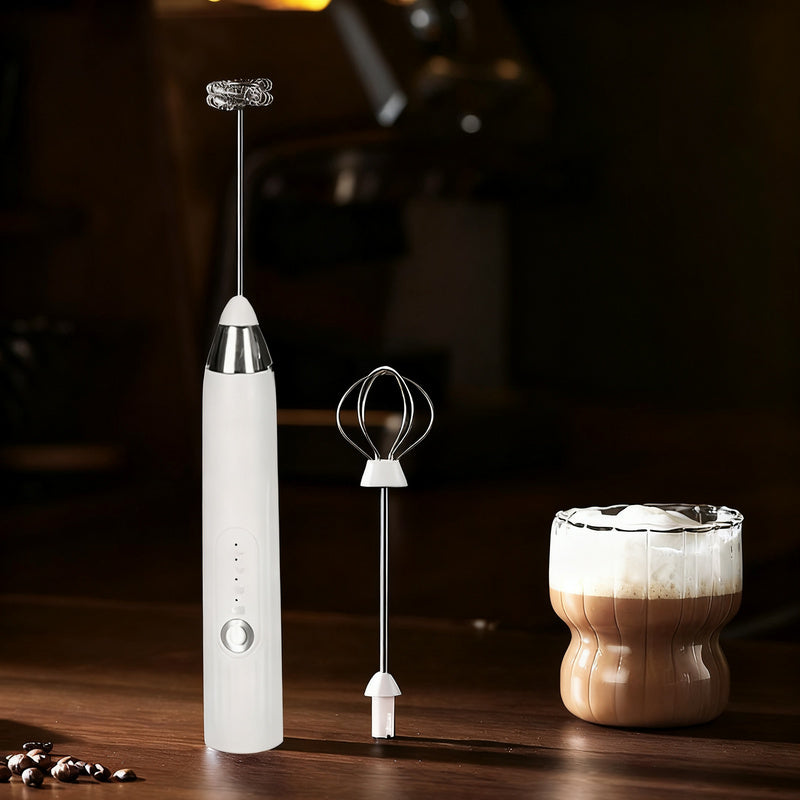 Mousseur à lait électrique, USB-C, multifonctions