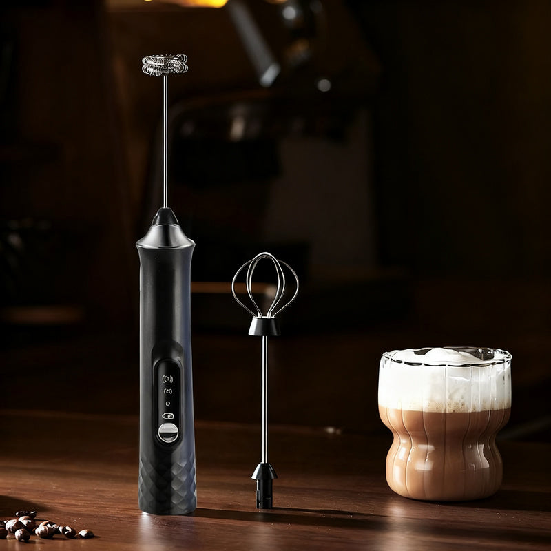 Mousseur à lait électrique, USB-C, multifonctions