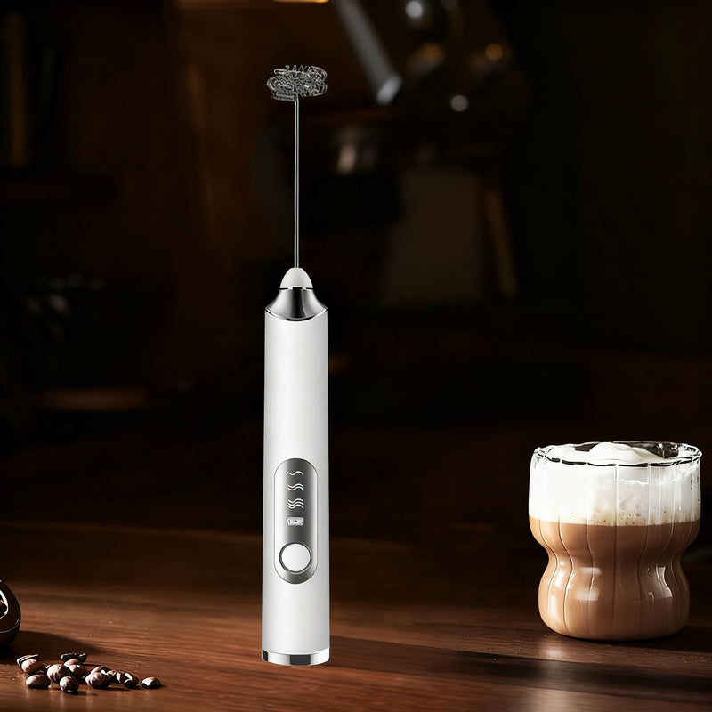 Mousseur à lait électrique, USB-C, multifonctions