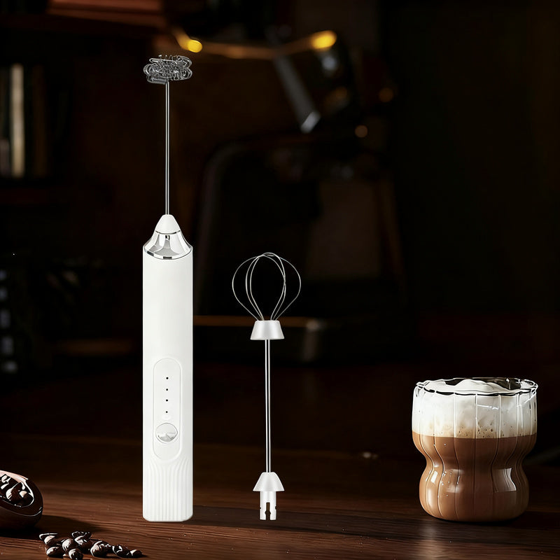Mousseur à lait électrique, USB-C, multifonctions