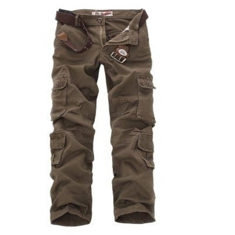 Pantalon cargo homme pour activités outdoor avec multiples poches – construction robuste