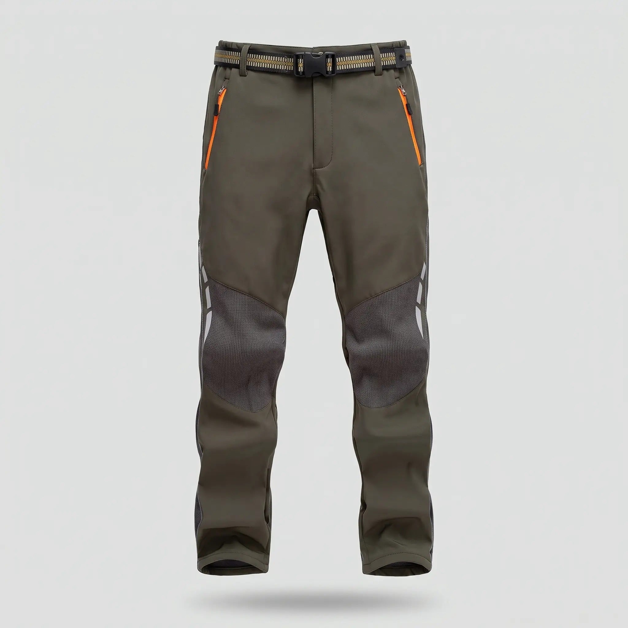 Pantalon de randonnée pour homme avec doublure polaire et résistance à l'eau