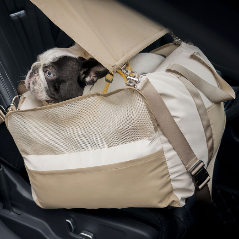 Pare-soleil de siège auto pour chiens - Protection UV et respirant