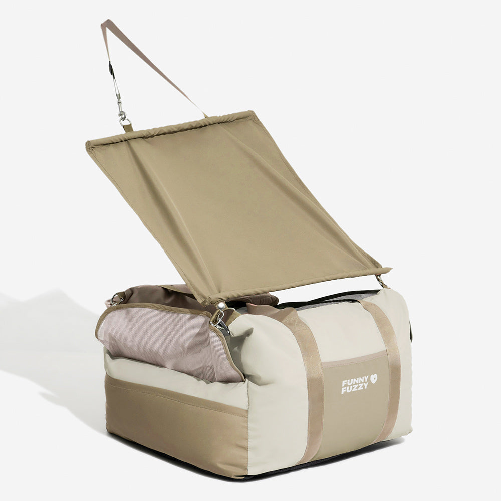 Pare-soleil de siège auto pour chiens - Protection UV et respirant