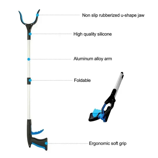 Pince de préhension robuste rotative en ABS et alliage d'aluminium, capacité 5 kg