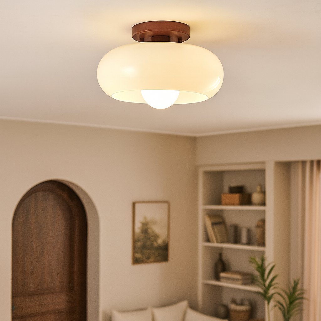 Plafonnier LED industriel moderne