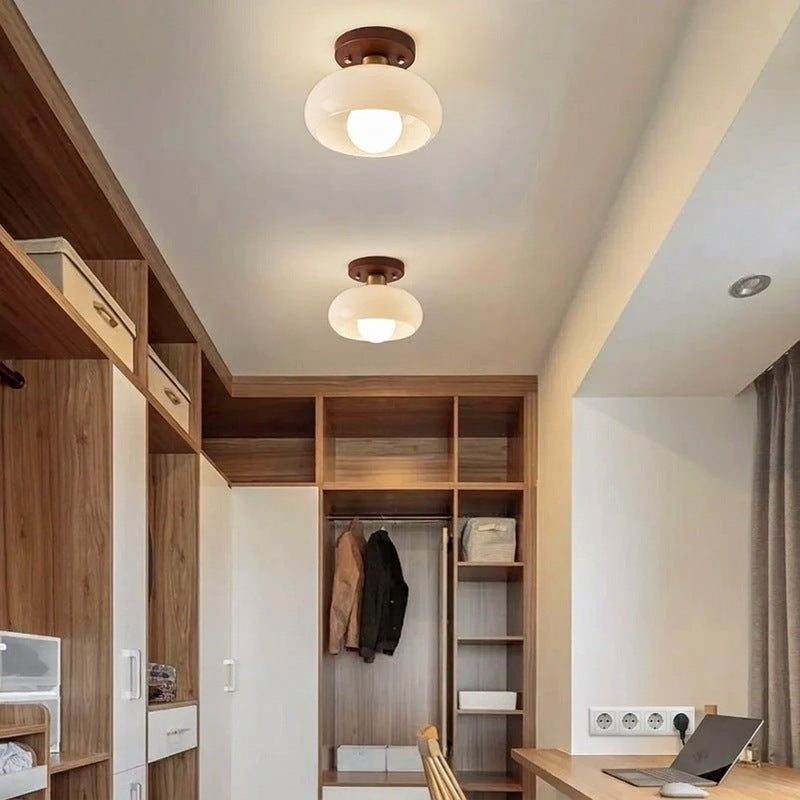 Plafonnier LED industriel moderne