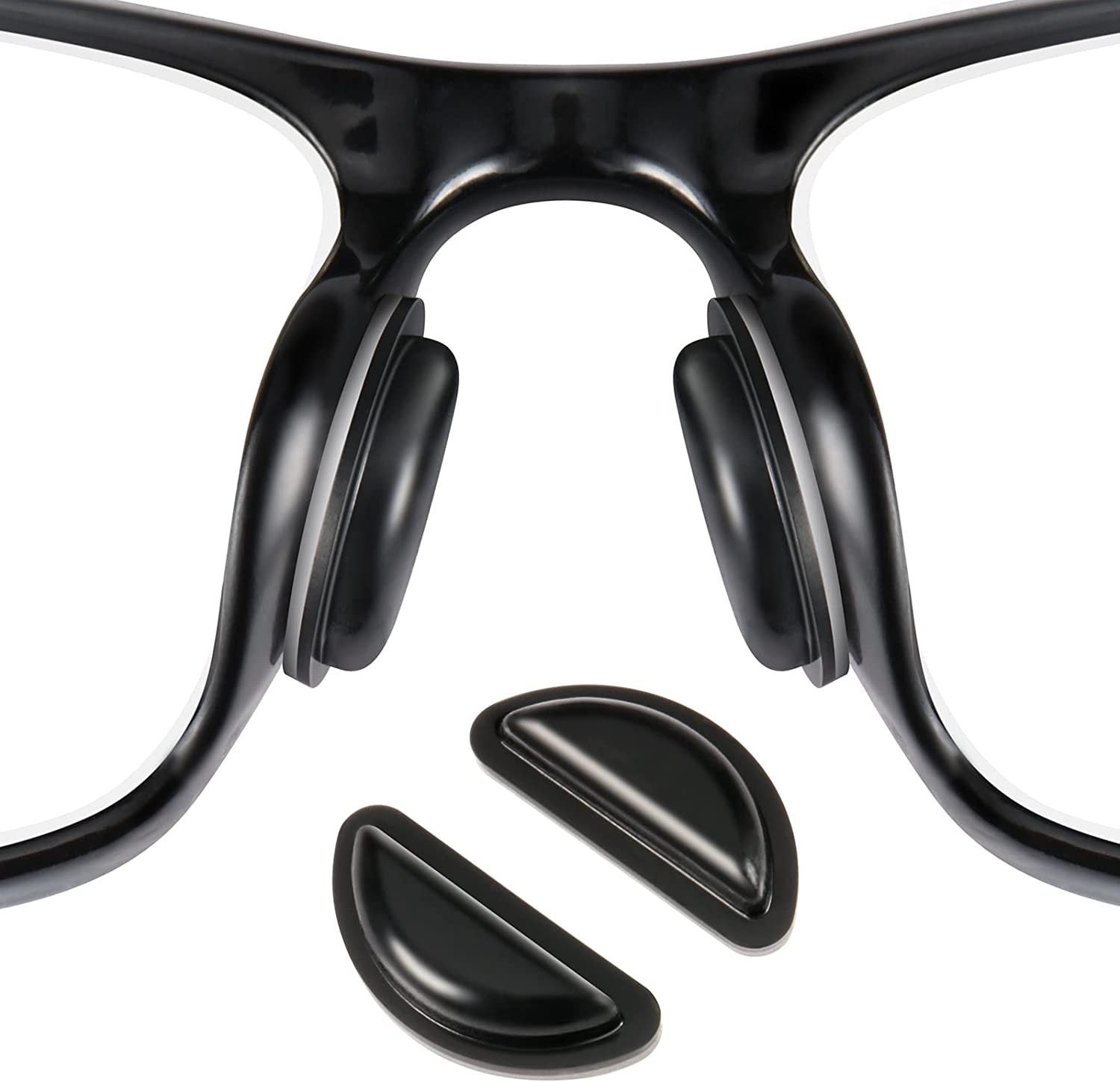 Plaquettes de nez en silicone antidérapantes
