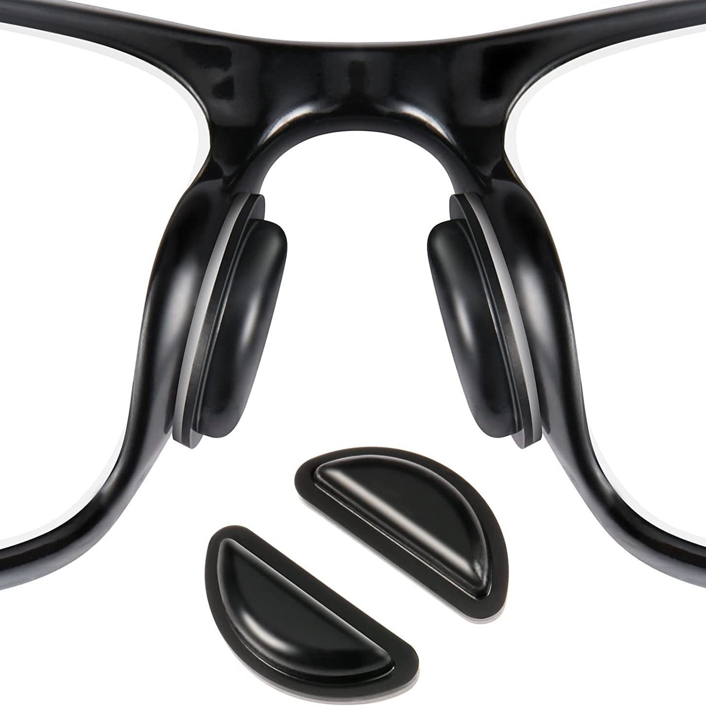 Plaquettes de nez en silicone antidérapantes