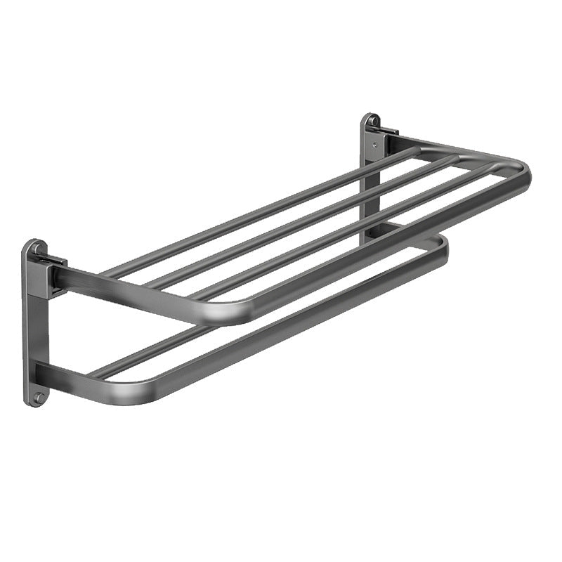Porte-serviettes mural en aluminium