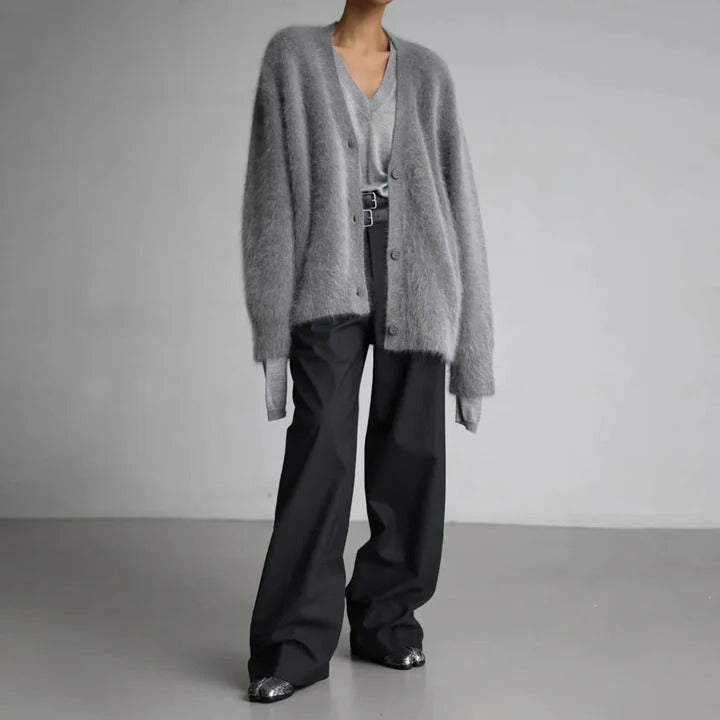 Pull femme en maille cachemire