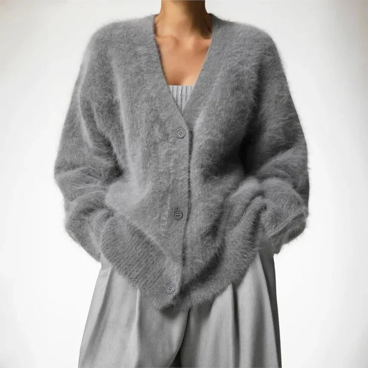 Pull femme en maille cachemire