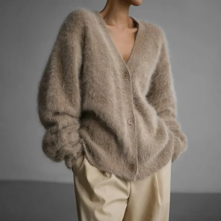 Pull femme en maille cachemire