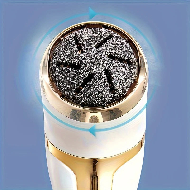 Râpe électrique professionnelle pour pieds rechargeable, IPX4, charge USB