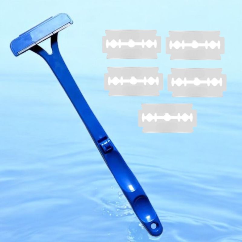 Rasoir pour le dos pour homme avec manche extra-long