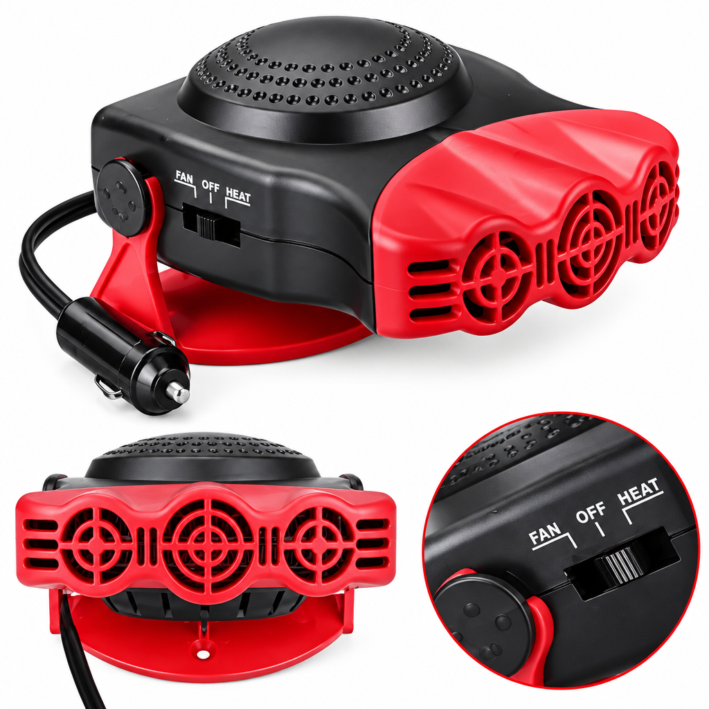 ROADWARMER – Chauffage portable pour voiture pour un habitacle confortablement chauffé