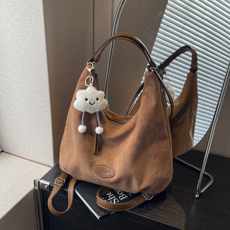 Sac à bandoulière slouchy en daim souple