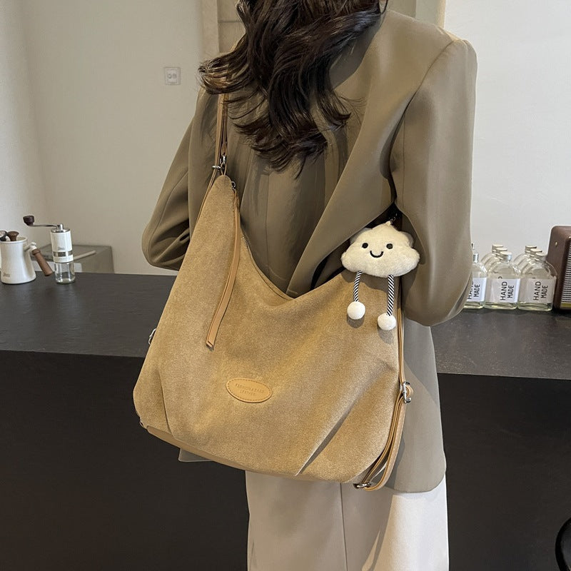 Sac à bandoulière slouchy en daim souple