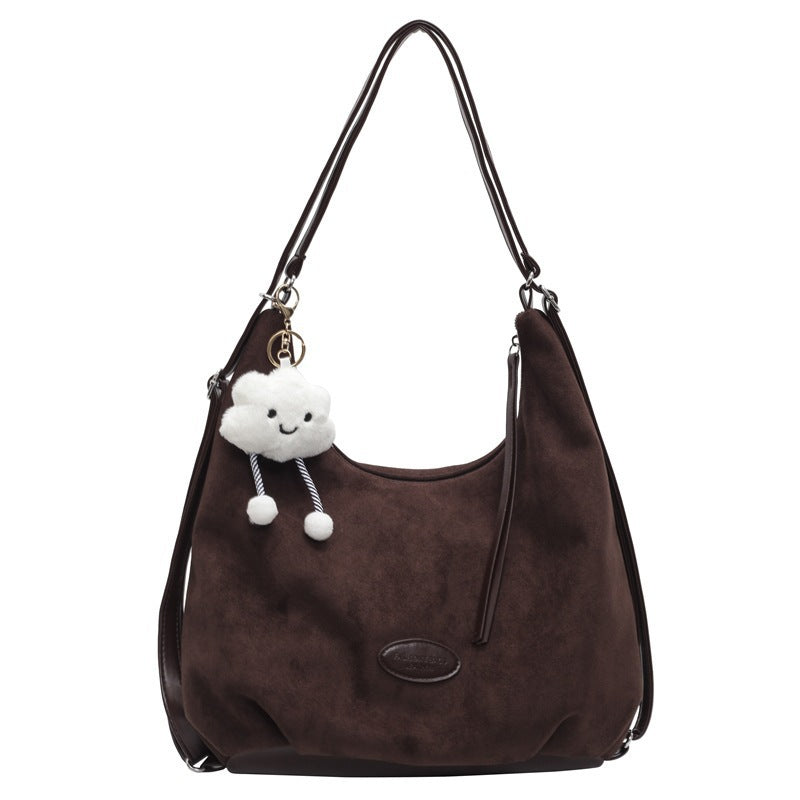 Sac à bandoulière slouchy en daim souple