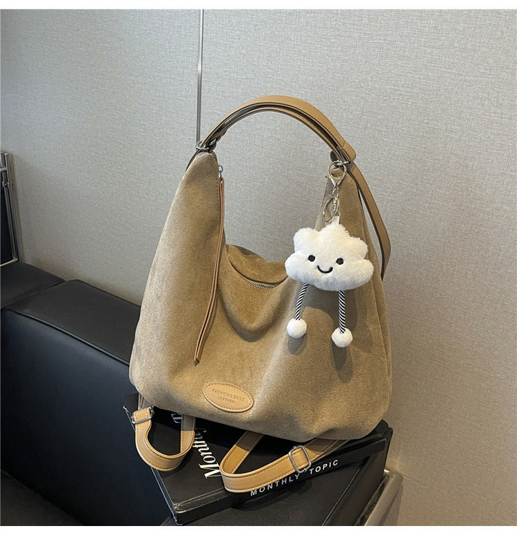 Sac à bandoulière slouchy en daim souple
