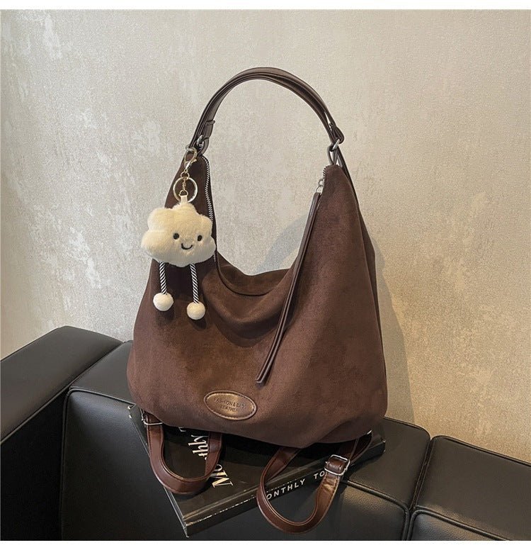 Sac à bandoulière slouchy en daim souple