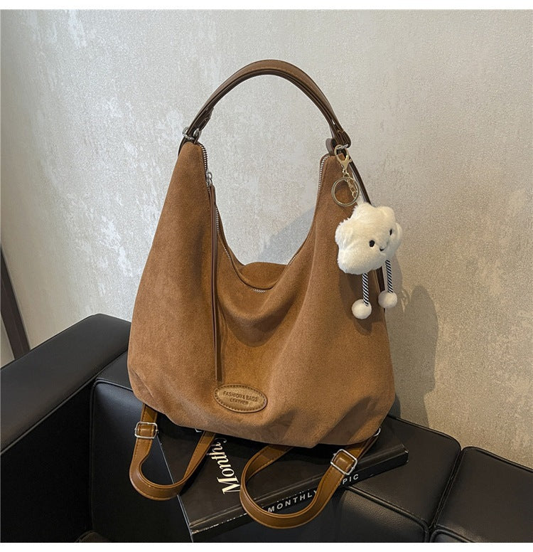 Sac à bandoulière slouchy en daim souple