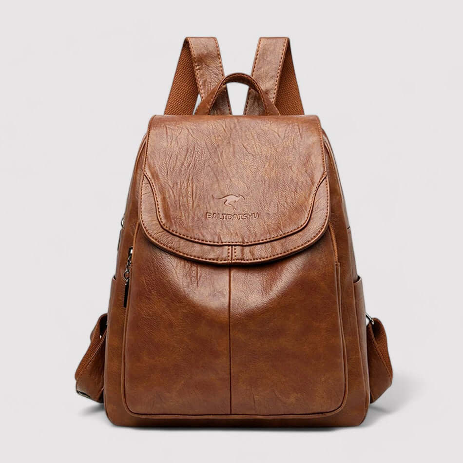 Sac à dos en cuir anti-vol pour femme pour voyage et usage quotidien