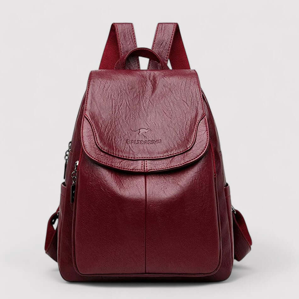Sac à dos en cuir anti-vol pour femme pour voyage et usage quotidien