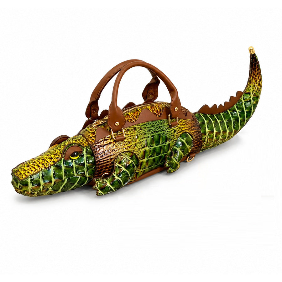 Sac à main fantaisie alligator