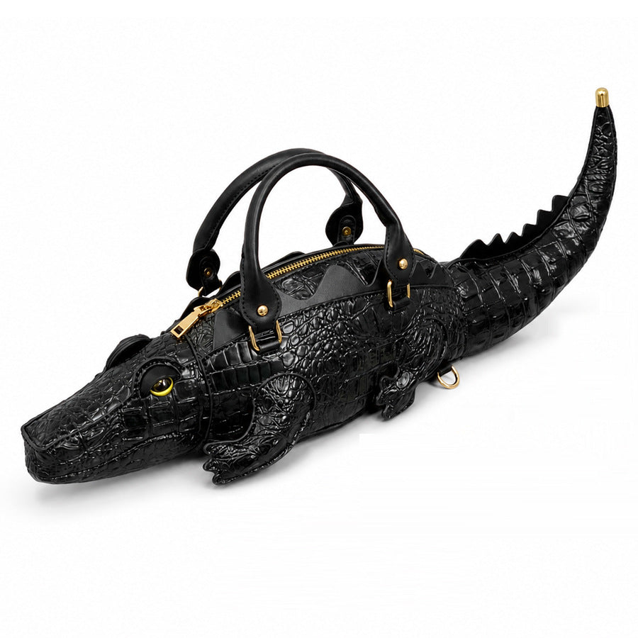 Sac à main fantaisie alligator