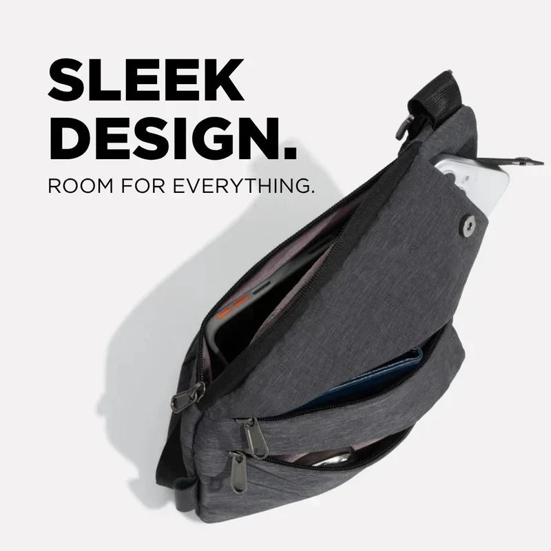 Sac bandoulière antivol pour rangement sécurisé