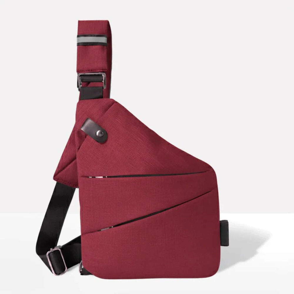 Sac bandoulière antivol pour rangement sécurisé