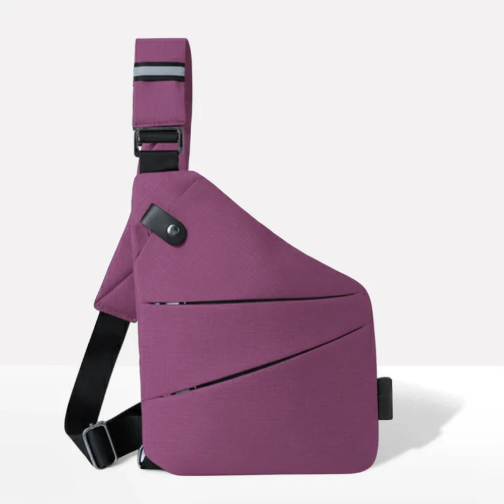 Sac bandoulière antivol pour rangement sécurisé