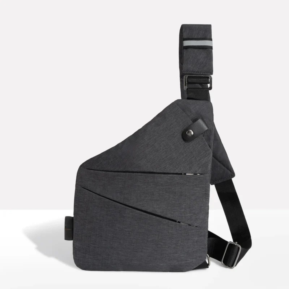 Sac bandoulière antivol pour rangement sécurisé