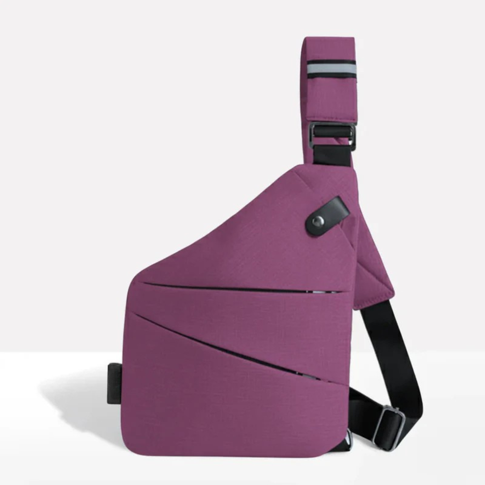Sac bandoulière antivol pour rangement sécurisé