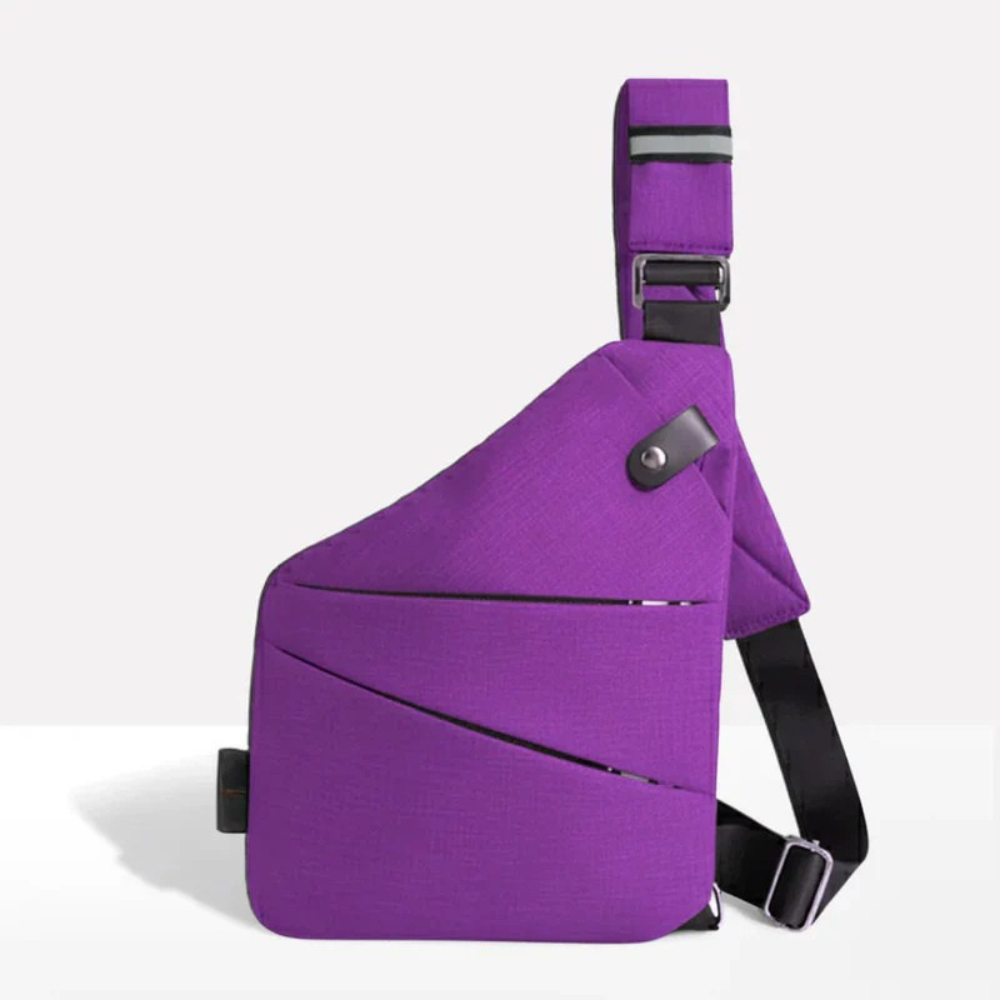 Sac bandoulière antivol pour rangement sécurisé