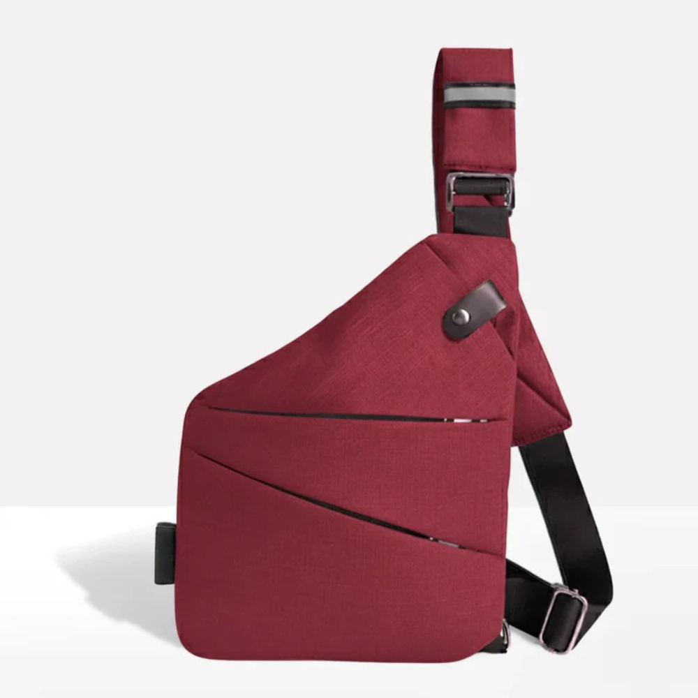 Sac bandoulière antivol pour rangement sécurisé