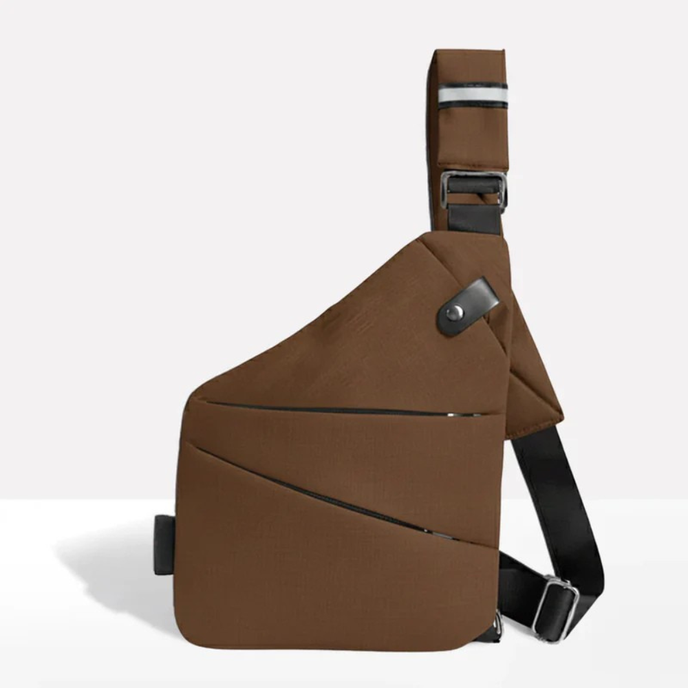 Sac bandoulière antivol pour rangement sécurisé
