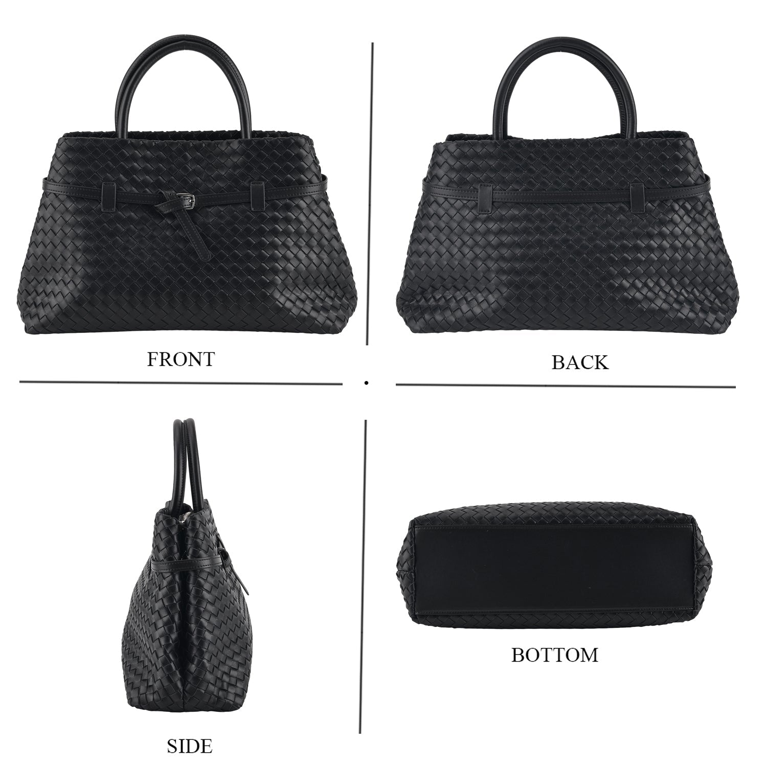 Sac bandoulière femme Valissiere en cuir véritable avec rangement multi-poches
