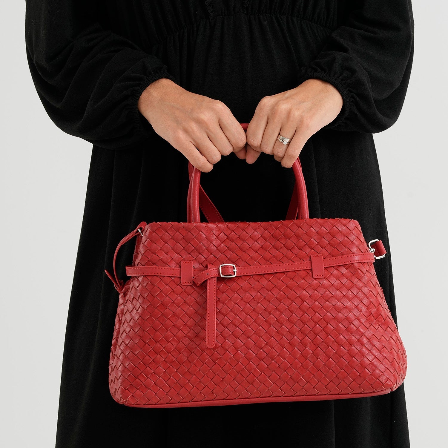 Sac bandoulière femme Valissiere en cuir véritable avec rangement multi-poches