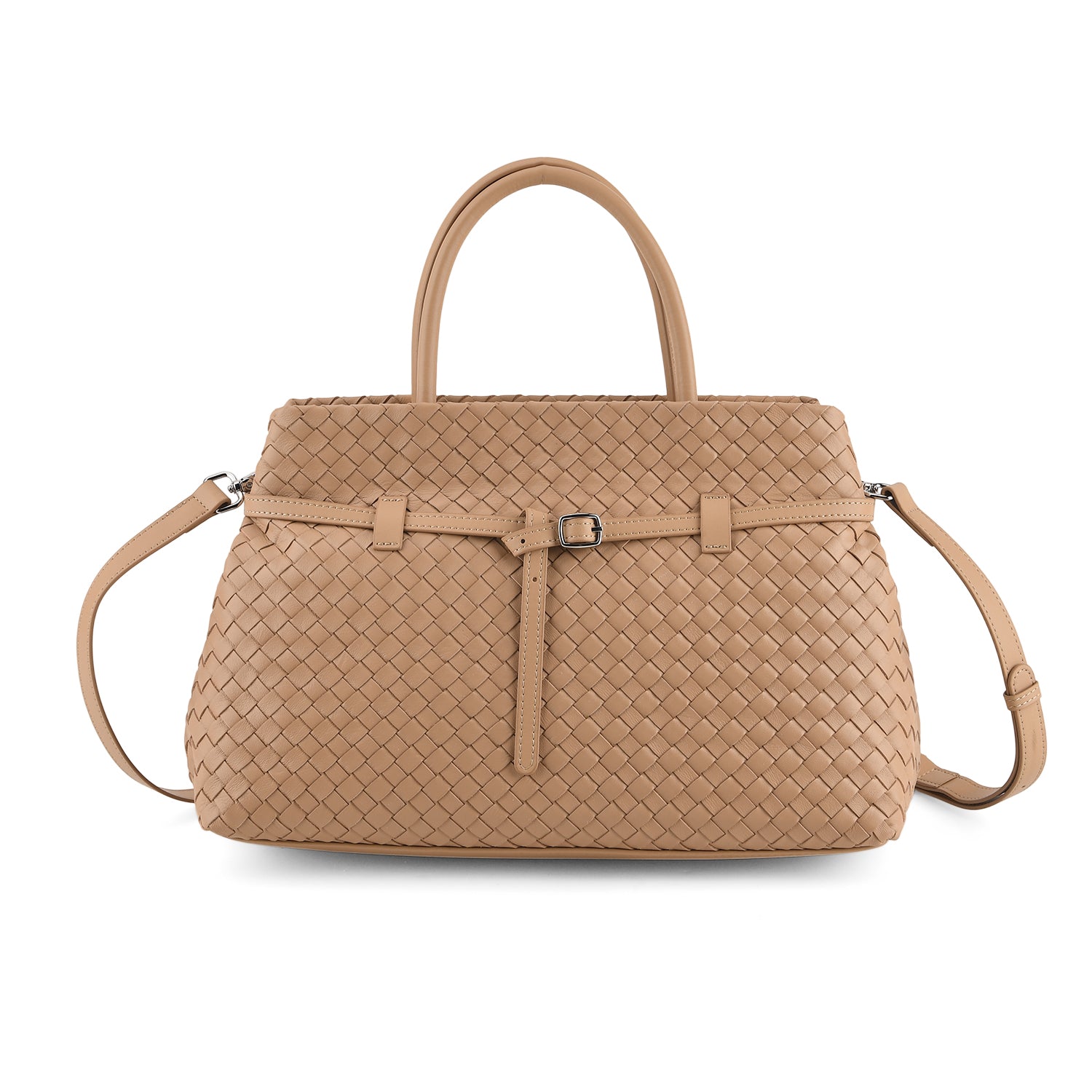 Sac bandoulière femme Valissiere en cuir véritable avec rangement multi-poches