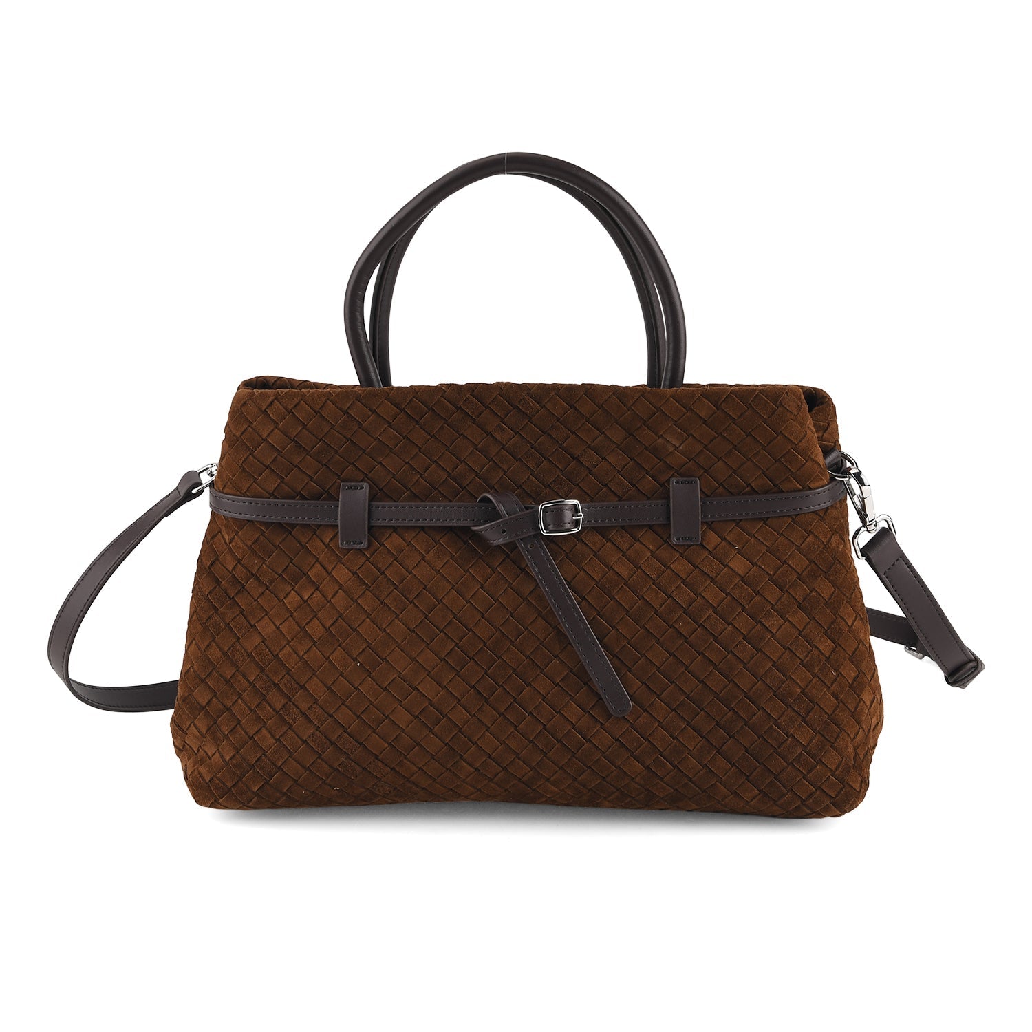 Sac bandoulière femme Valissiere en cuir véritable avec rangement multi-poches